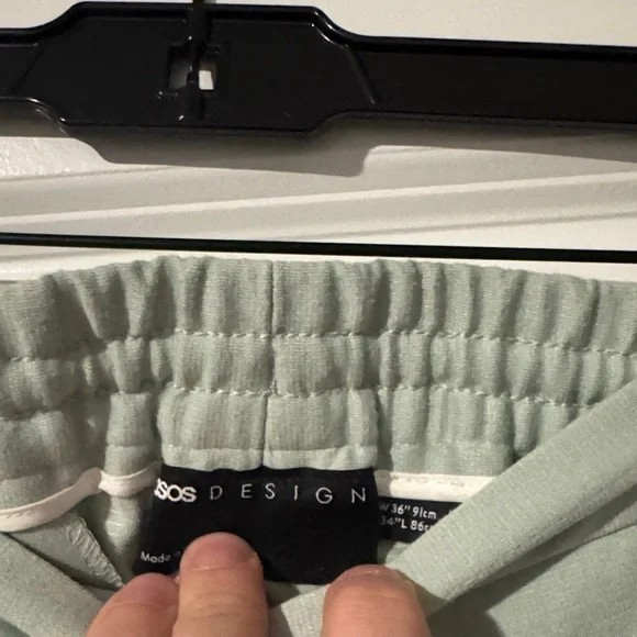 ASOS Men's Mint Green Trousers - Picture 3 of 6